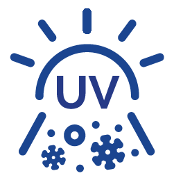 Lumi&egrave;re UV-C : freine la multiplication des bact&eacute;ries et des virus. Compact, durable et sans production d&#039;ozone, il offre de nombreux avantages.